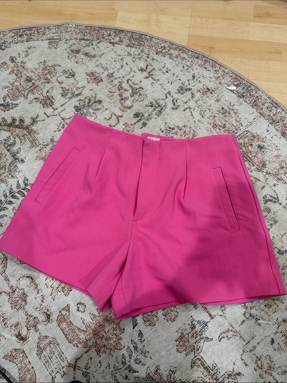 a new day Hot Pink High-Waist Tailored Shorts